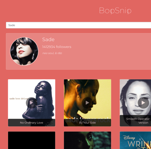BopSnip – React App