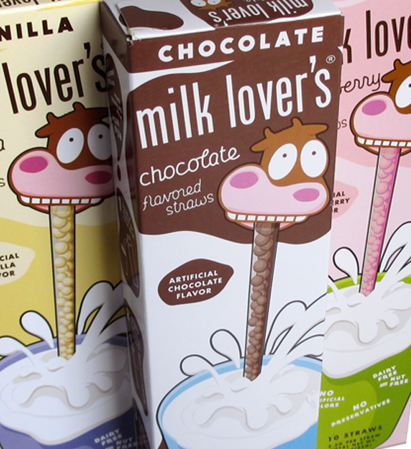 milk lover’s Flavored Straws Rebrand and Redesign