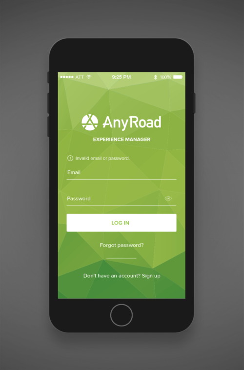 AnyRoad Front Desk for iPhone / iPad